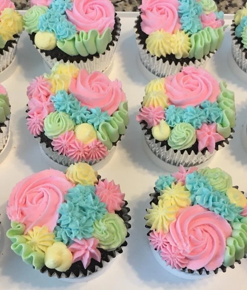 Multi-color Cupcakes