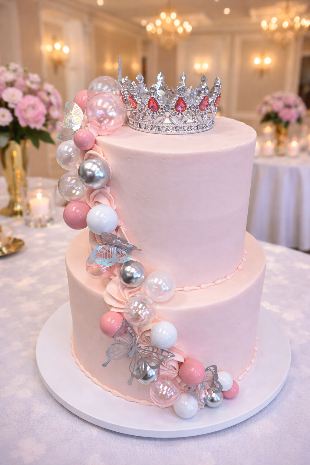Pink Princes Cake