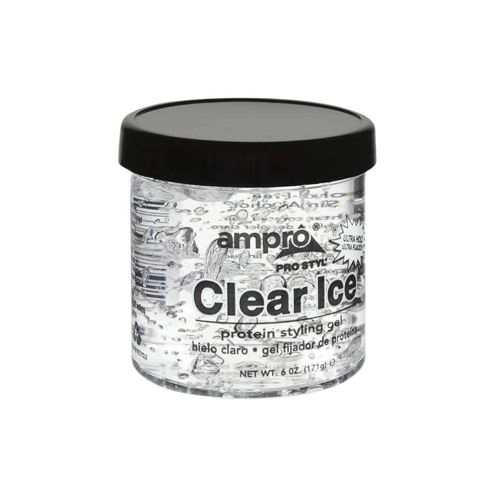 AMPRO PRO STYLE CLEAR ICE ULTRA HOLD PROTEIN STYLING GEL - 6 OZ — Petra's  Beauty Club