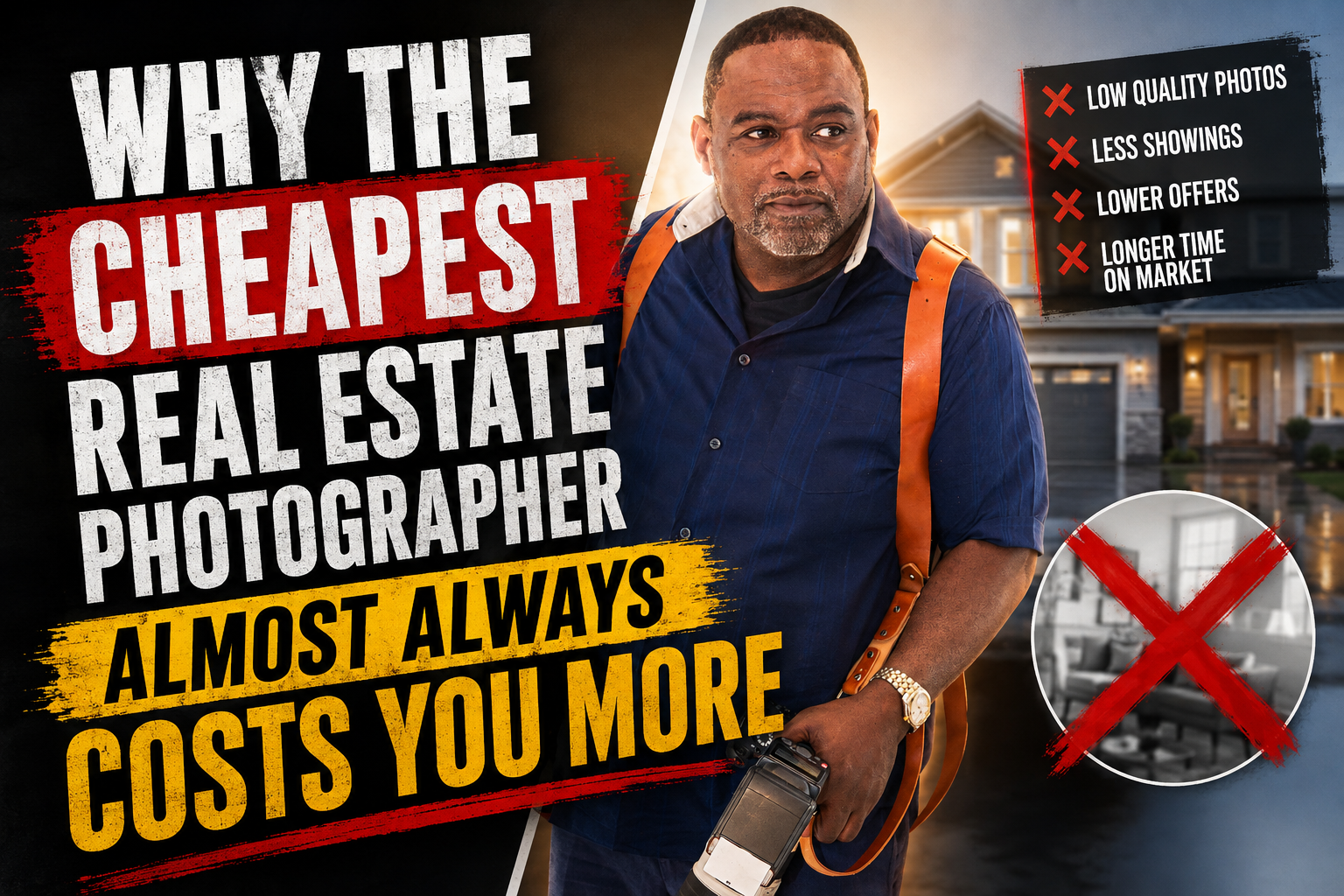 Why the Cheapest Real Estate Photographer Almost Always Costs You More