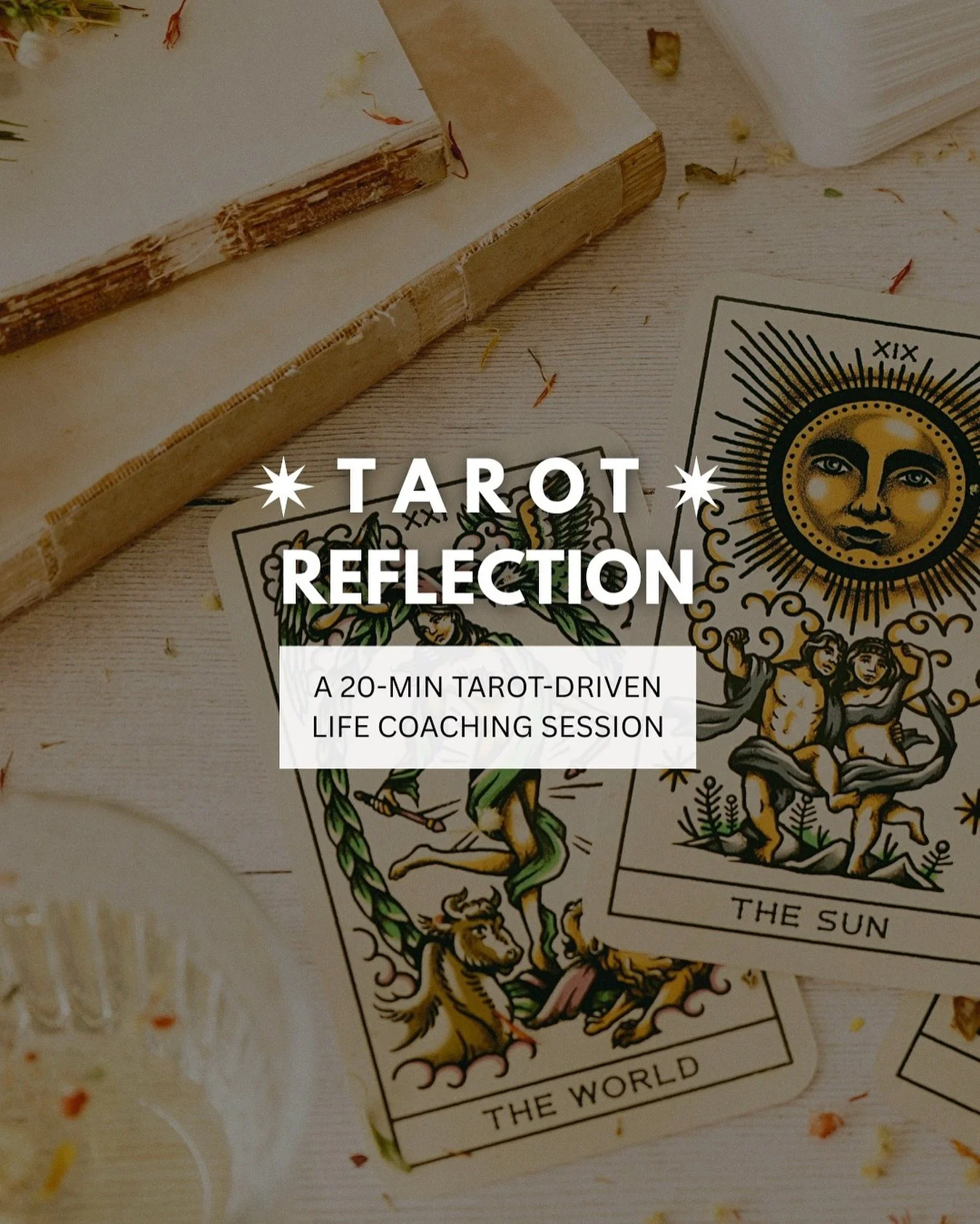 ✨ Tarot Reflection Sessions ✨

You asked for it, I&rsquo;m making it happen: For Halloween, I am opening limited spots for tarot reflection sessions! This is NOT an ongoing offering; rather, I will offer this opportunity a few times a year. If you&rs