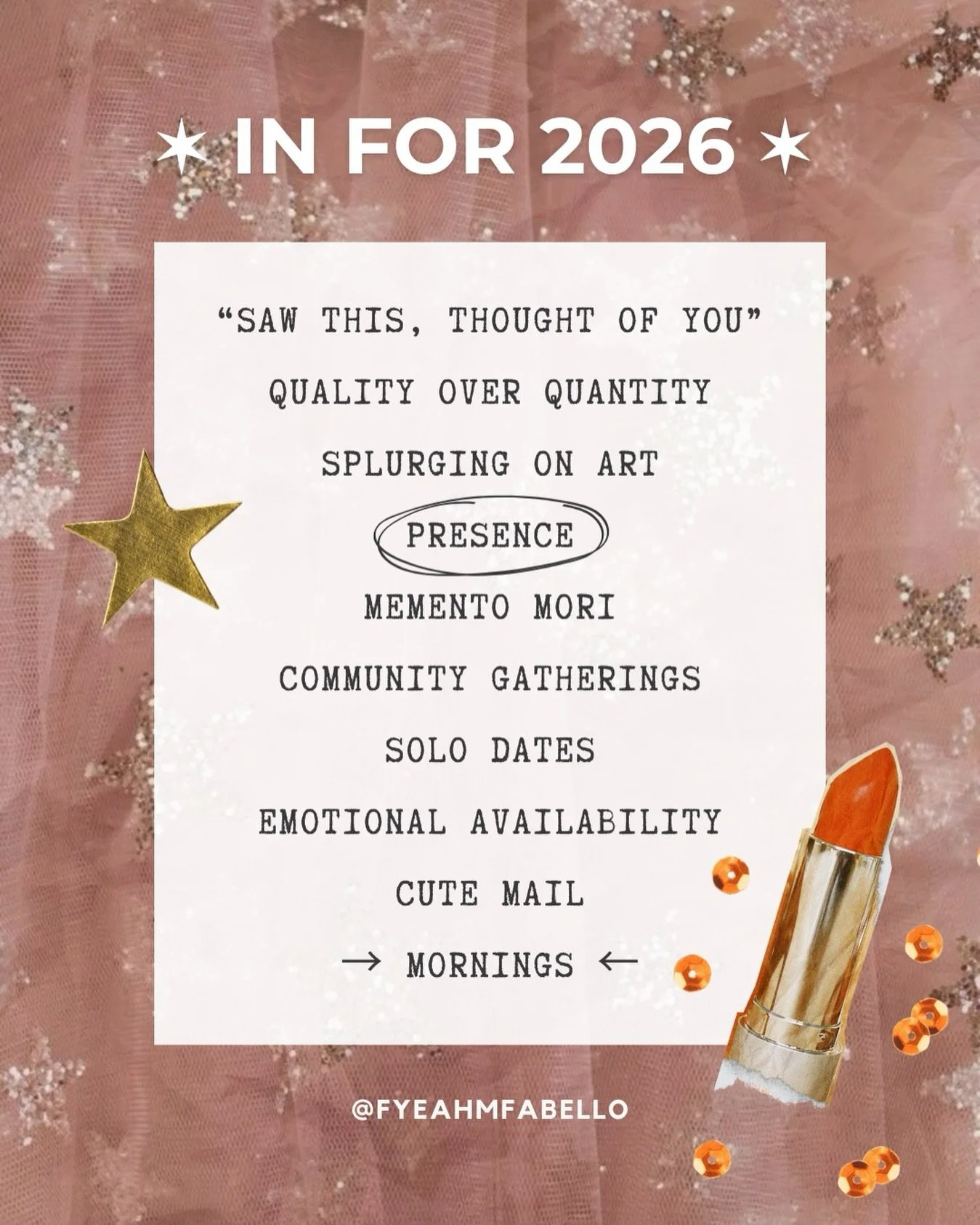 🩷✨ I wanna be defined by the things that I love.