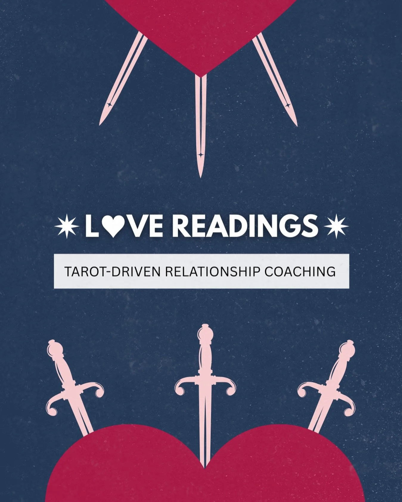 For Valentine&rsquo;s Day, I&rsquo;m offering mini relationship coaching sessions driven by tarot readings! 😍 Whether you want to come alone or with a partner, these sessions offer reflection, emotional processing, and goal-setting in just 20 or 40 