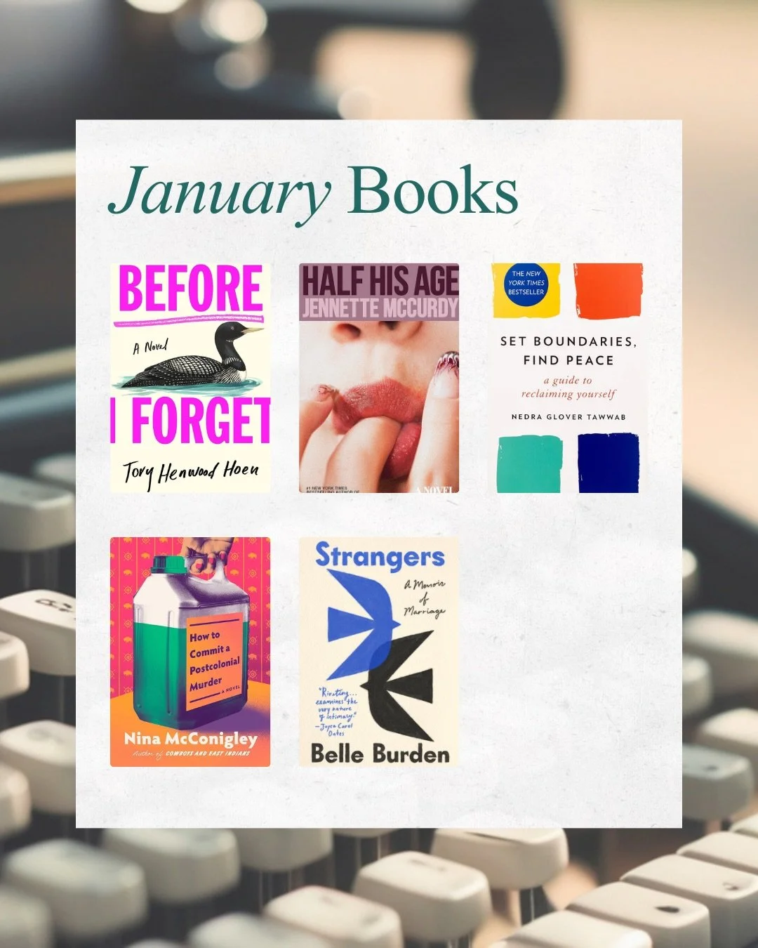 ⋇⋆✦⋆⋇ JANUARY 2026 | BOOKS 6-10 ⋇⋆✦⋆⋇

#mfbooklist2026 #readthis #bookstagram
