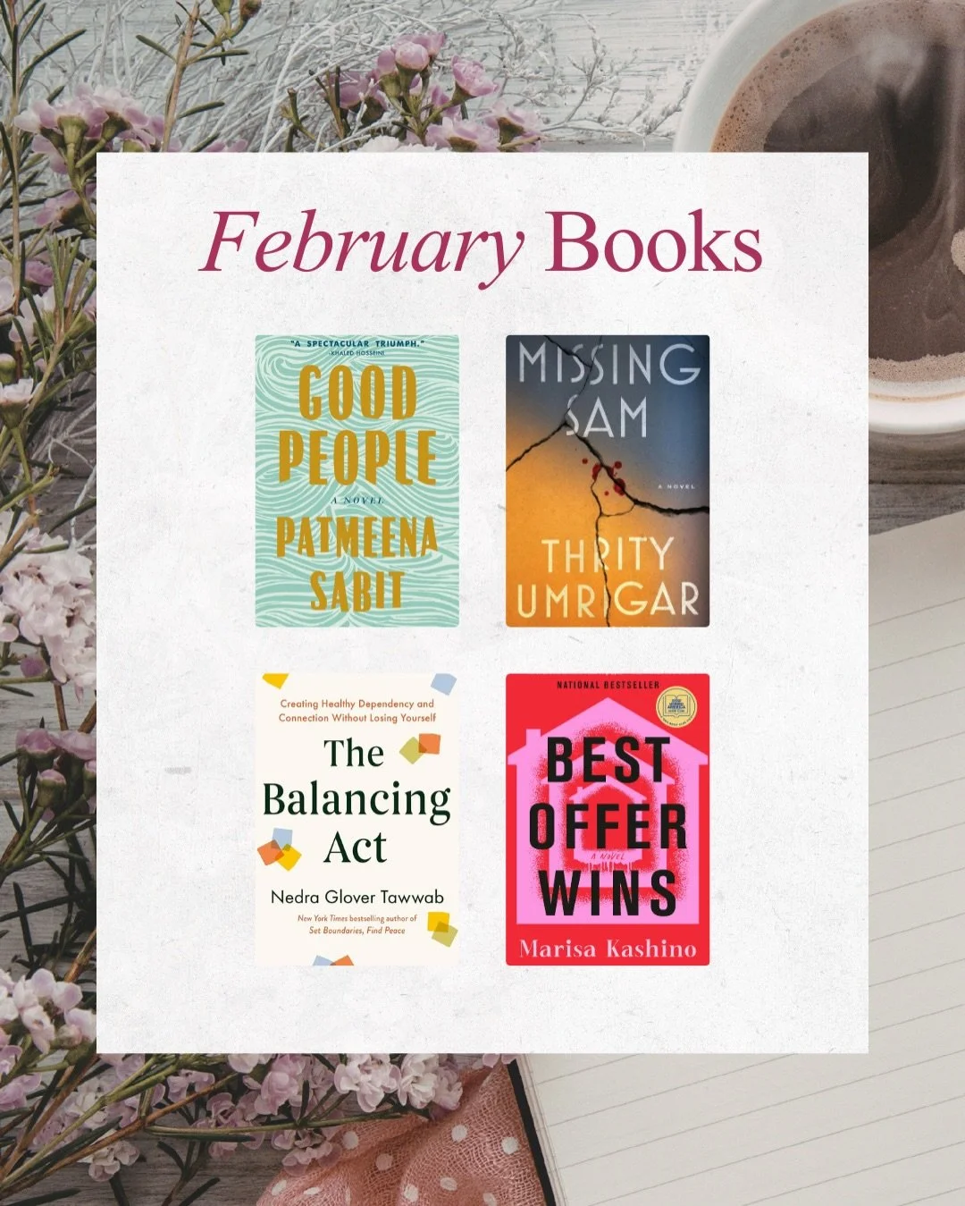 .✦ ݁˖ FEBRUARY 2026 | BOOKS 15-18 ˖ ݁ ✦ .

#mfbooklist2026 #readthis #bookstagram