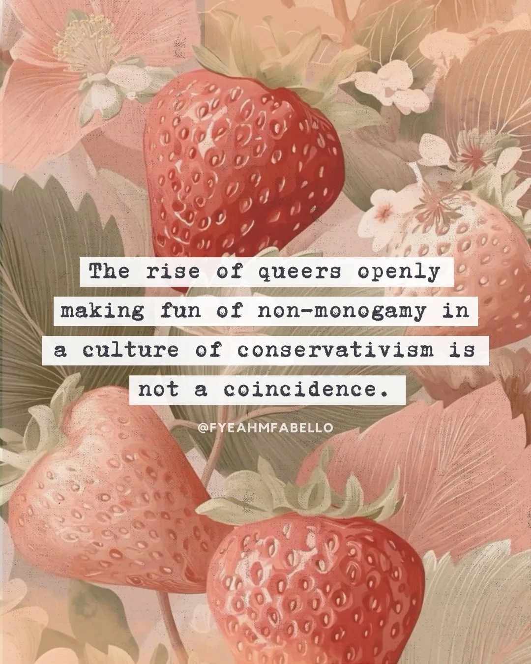 Every single hot take is cold as ice. 😴 Other people&rsquo;s non-monogamy has nothing to do with you.