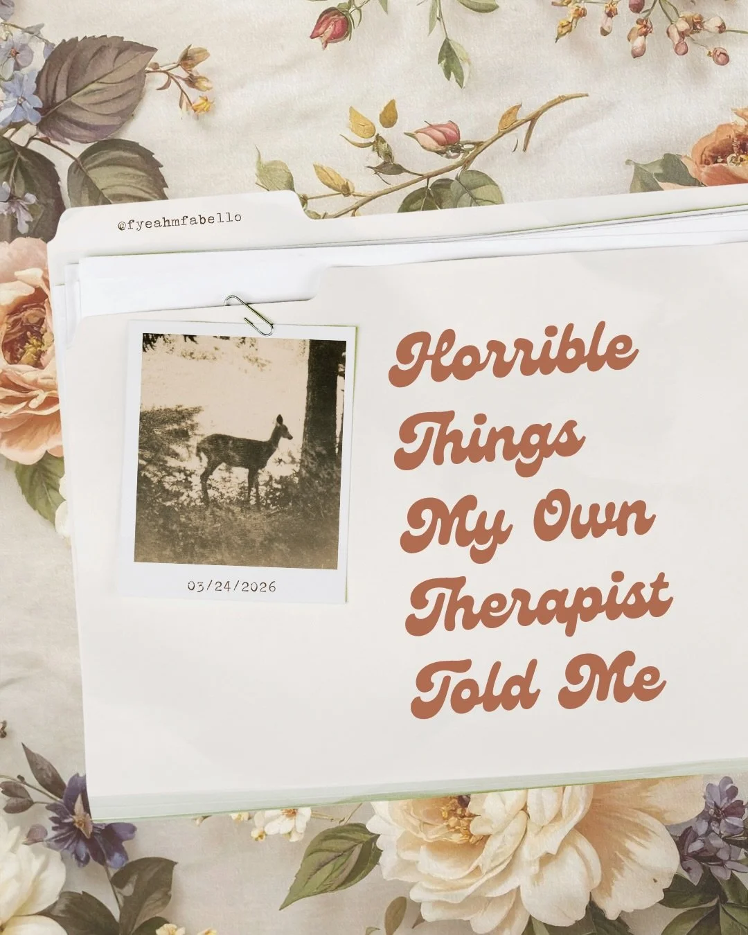 This is a cheeky trend. None of these things that my therapist has said to me (all paraphrased) were horrible &ndash; except in that they pushed me to transform my way of thinking and doing in ways that were uncomfortable and hard.

#therapy #selfhel