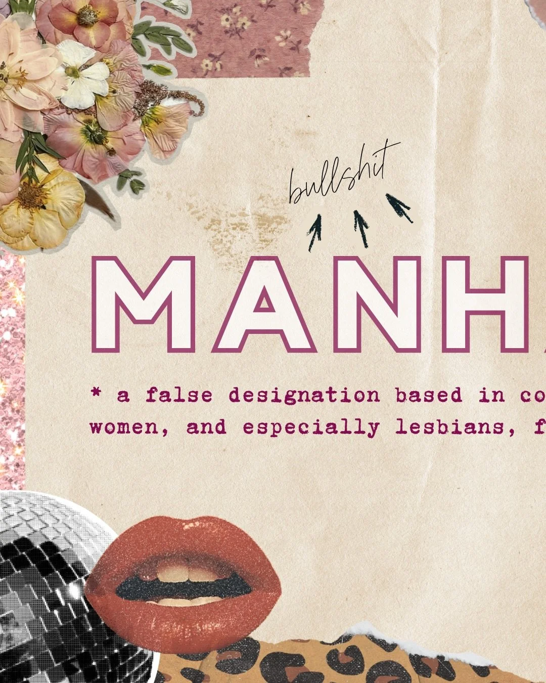 🤔 You say &ldquo;manhater&rdquo; like it&rsquo;s a bad thing. 👉🏼 But all it really exposes is your misogyny and lesbophobia. 🤷🏻&zwj;♀️ Words mean things, and the concept of &ldquo;misandry&rdquo; has a whole anti-feminist history that you don&rs