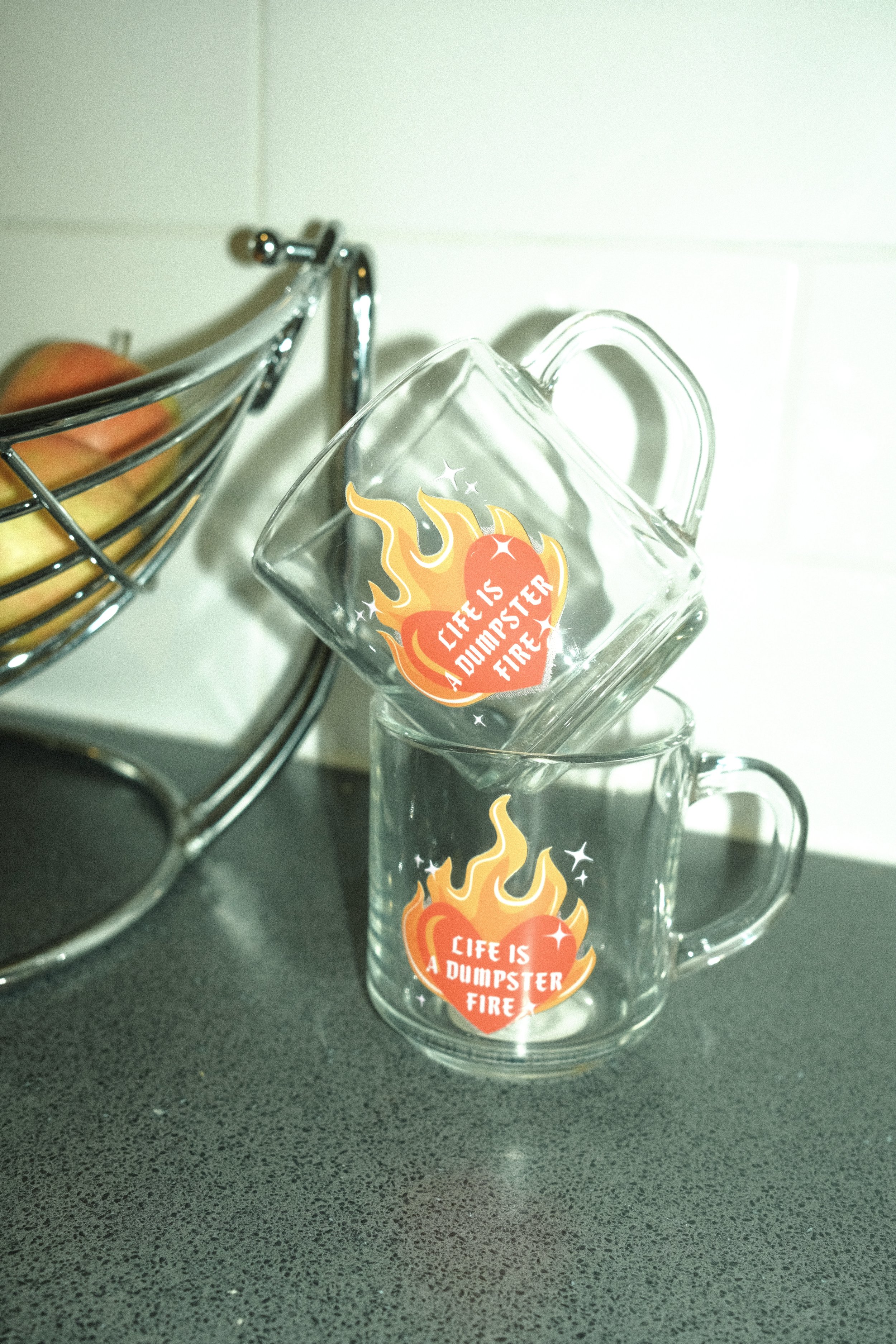 Dumpster Fire Mug Set