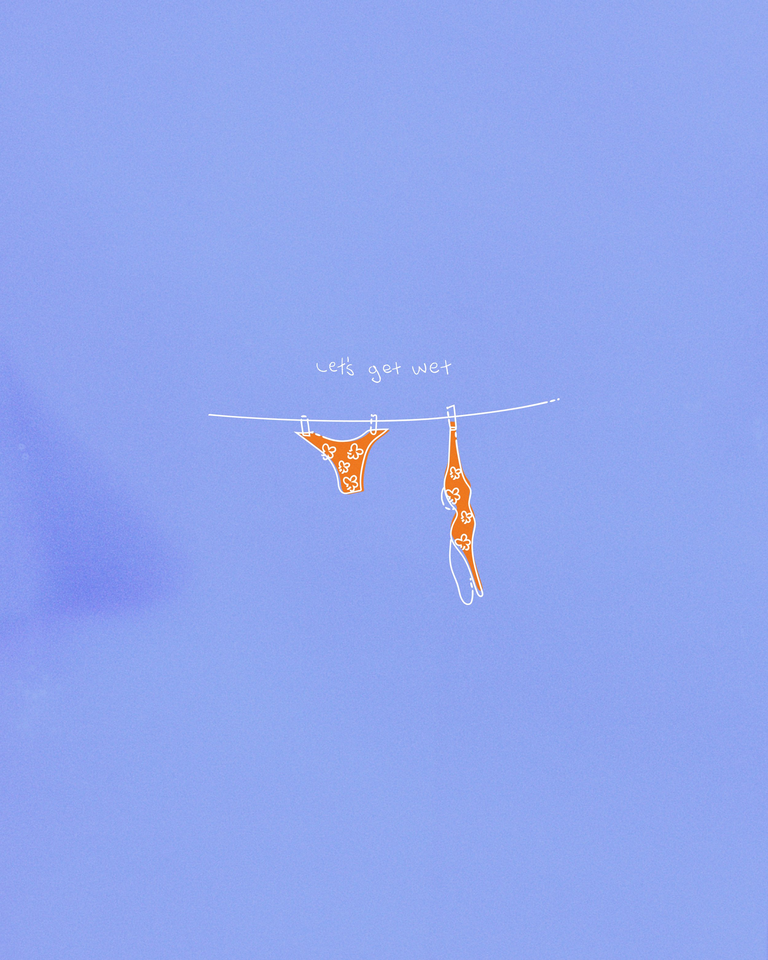 Let's Get Wet Mini Prints | 4x6"