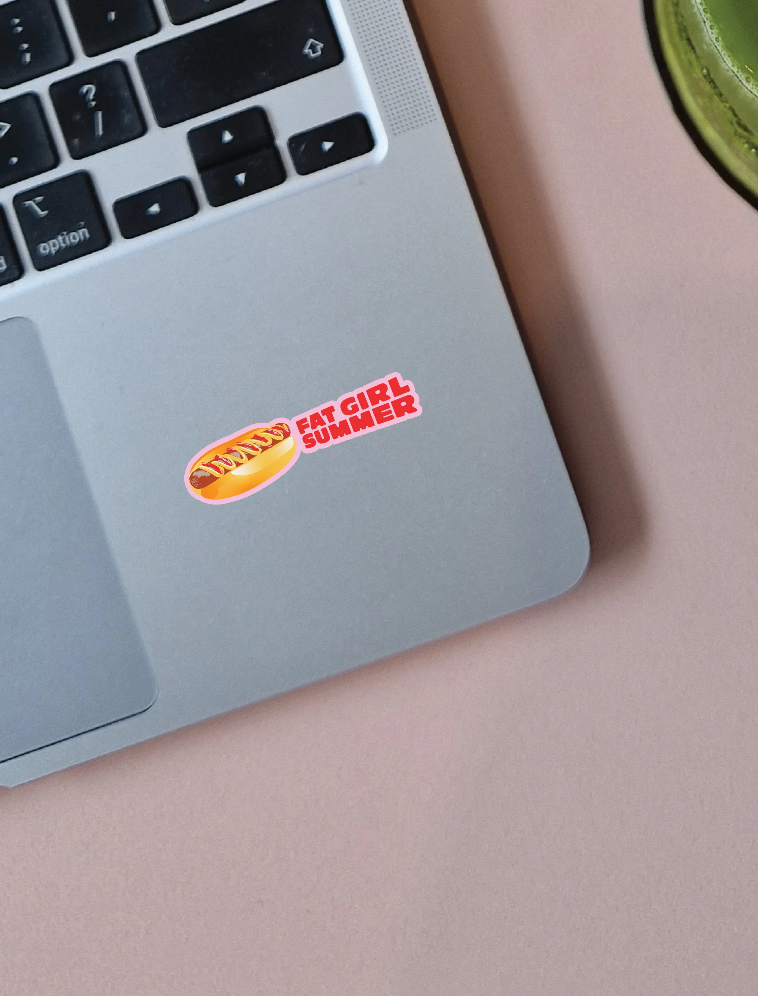 Fat Girl Summer Hot Dog Sticker | 2" Vinyl Sticker
