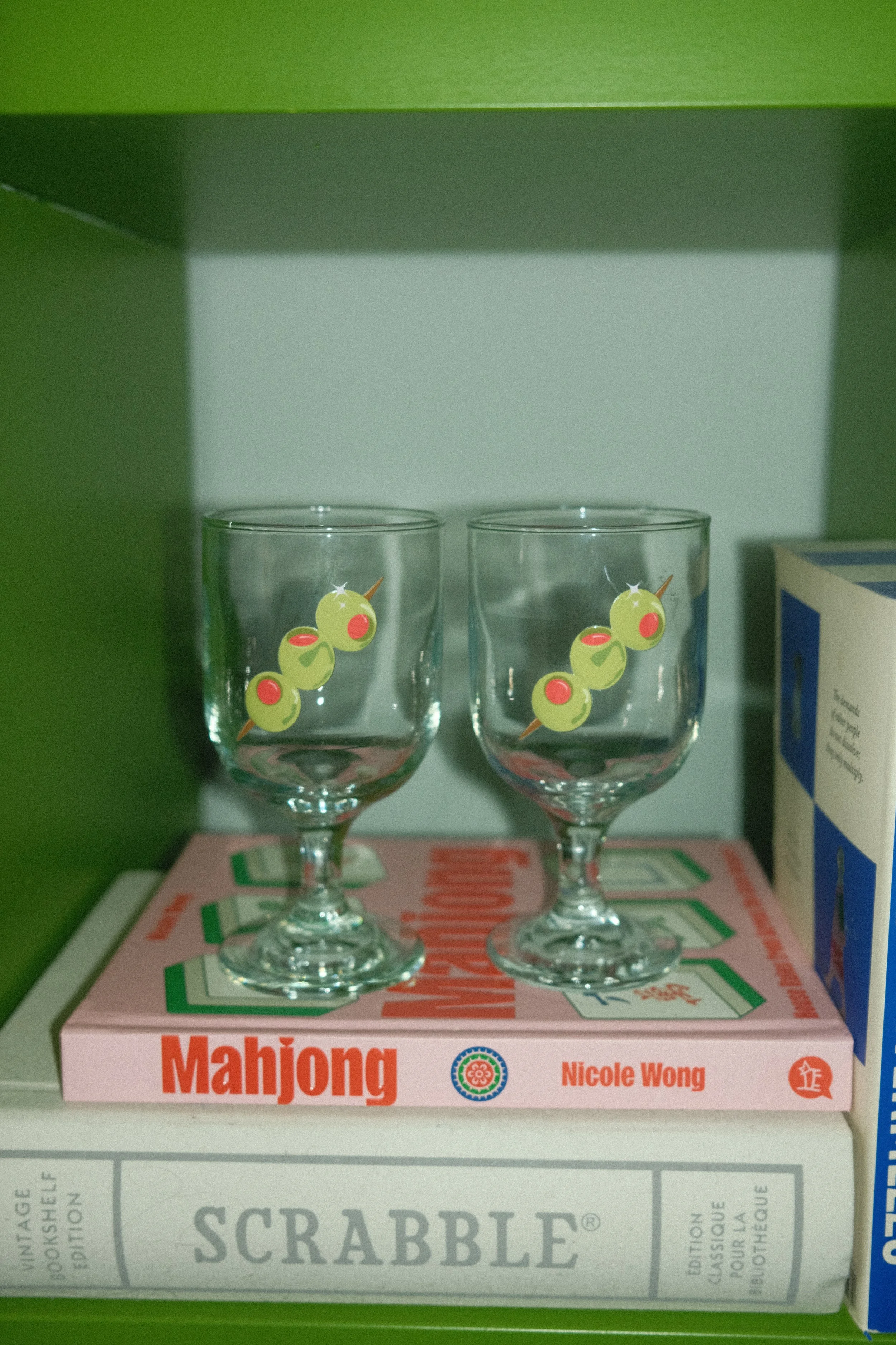 Olive Wine Glass