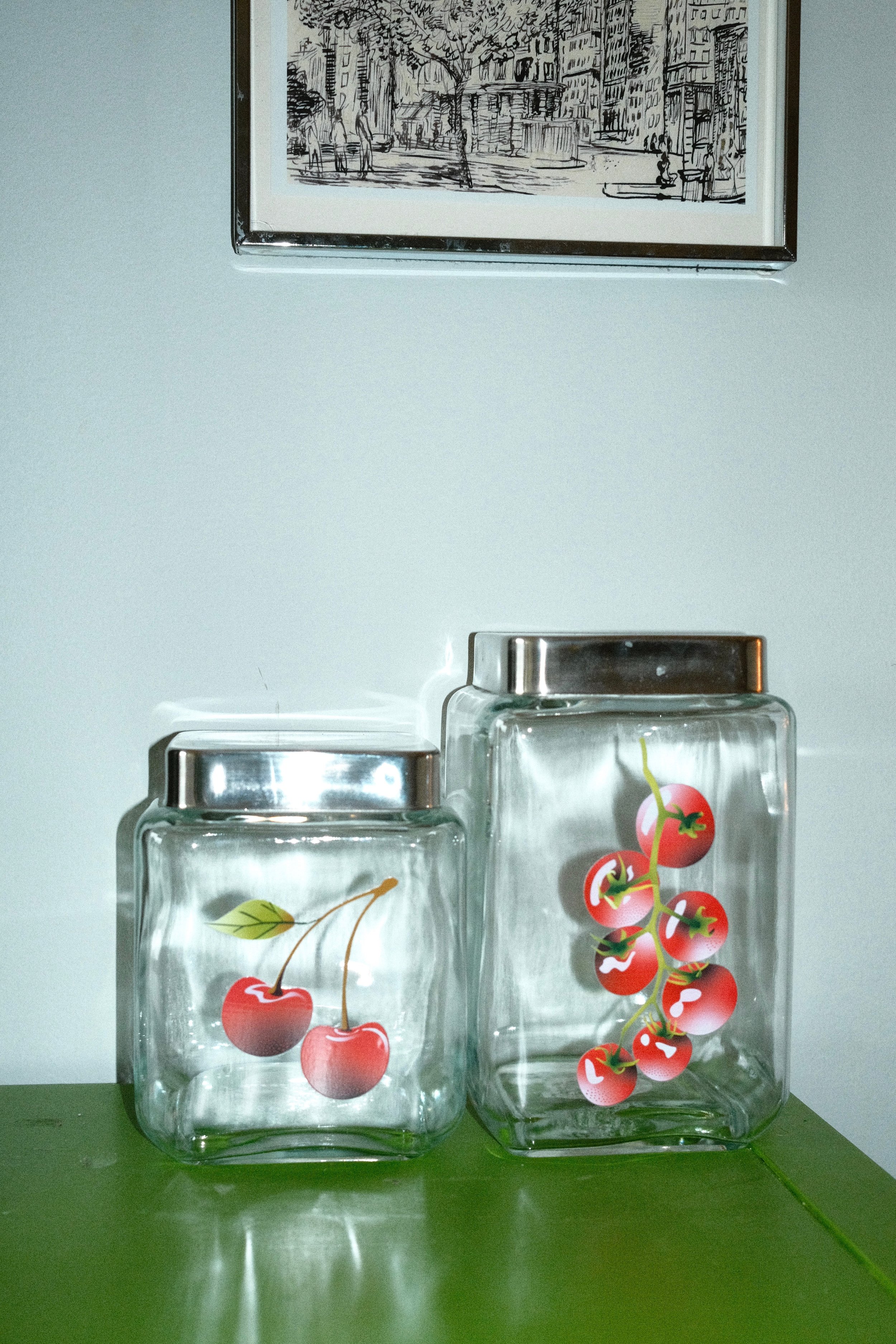 Juicy Fruits Glass Container Set
