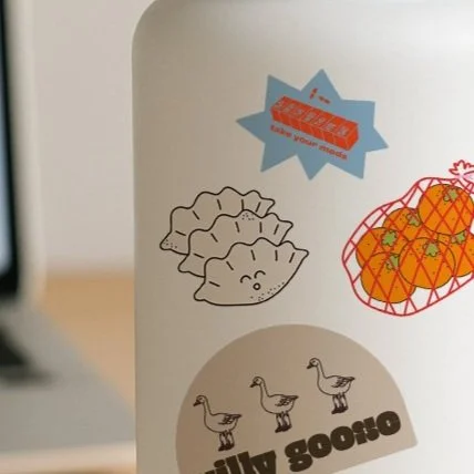 Dumpling Sticker | 2" Vinyl Sticker