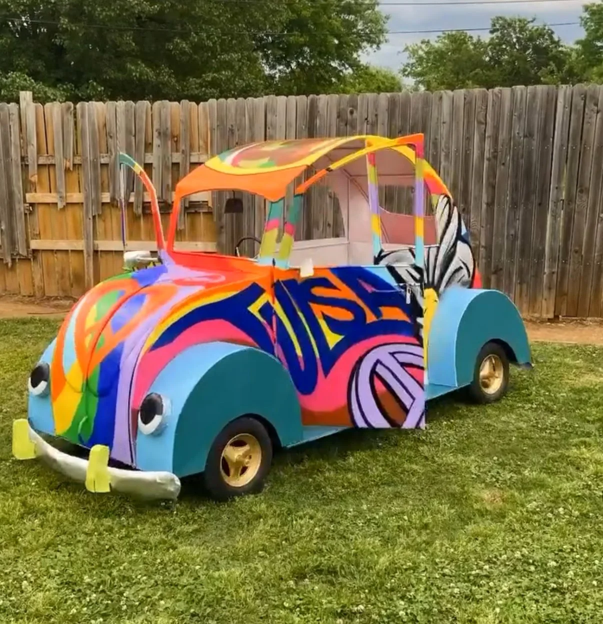Buggie Car Paint | Hippie Chick Heart