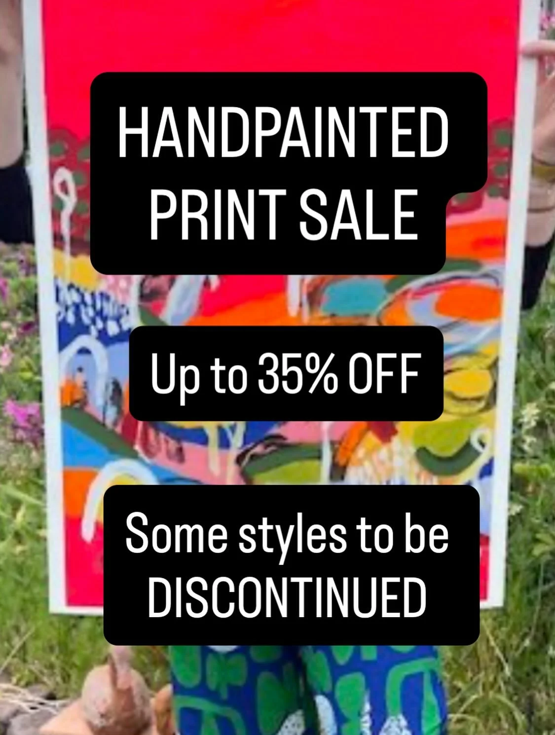 It&rsquo;s time! ⏰ With new styles and chapters, it&rsquo;s time to say goodbye to the old. So I&rsquo;m discontinuing some of my handpainted prints. 
But not before giving you the opportunity to stock up on your favourites, of course! So do it! Some