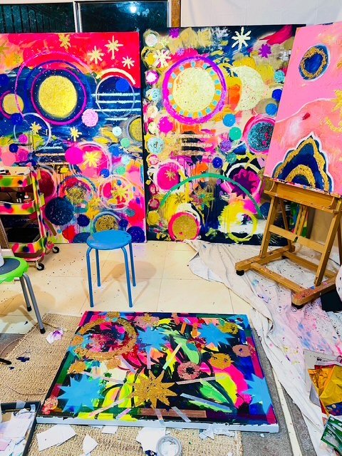 My happy place. Studio- Southern Highlands, NSW, Australia.