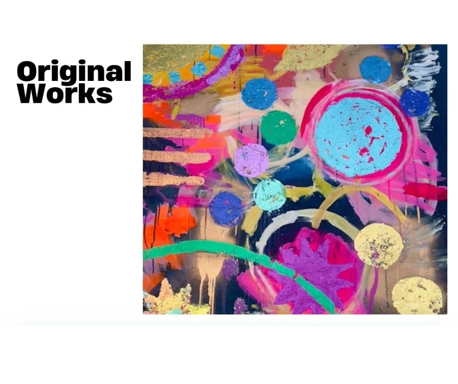 Beautiful bright abstract, landscape and still life paintings by Australian artist Louisa de Haas.