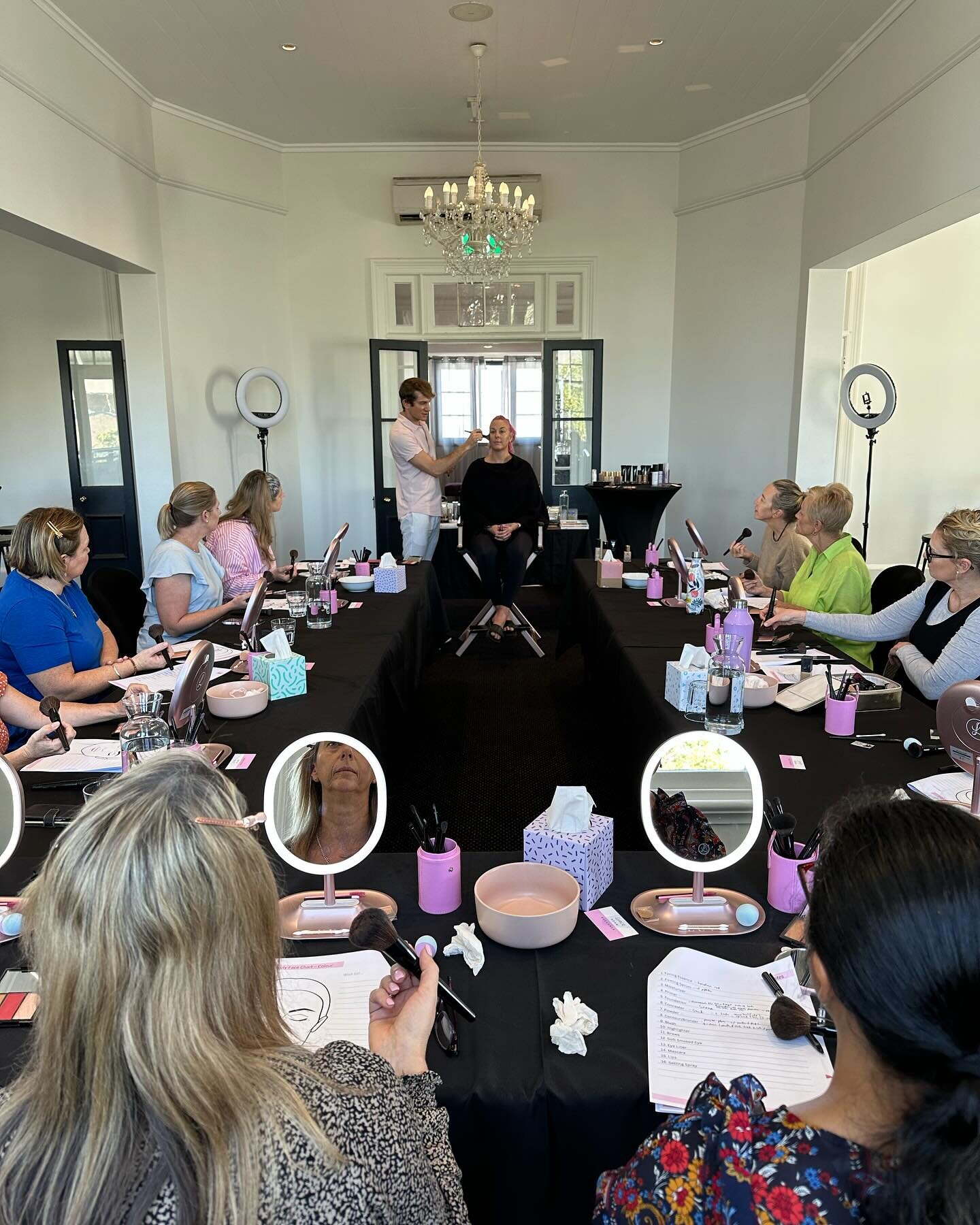 We did it 💄 Our biggest week at AB Beauty ever with 18 Makeup Masterclass across south east Queensland! Loved seeing all your beautiful faces at our classes this week 🤍 #sharingbeauty #makeupmasterclass #learnmakeup #abeauty