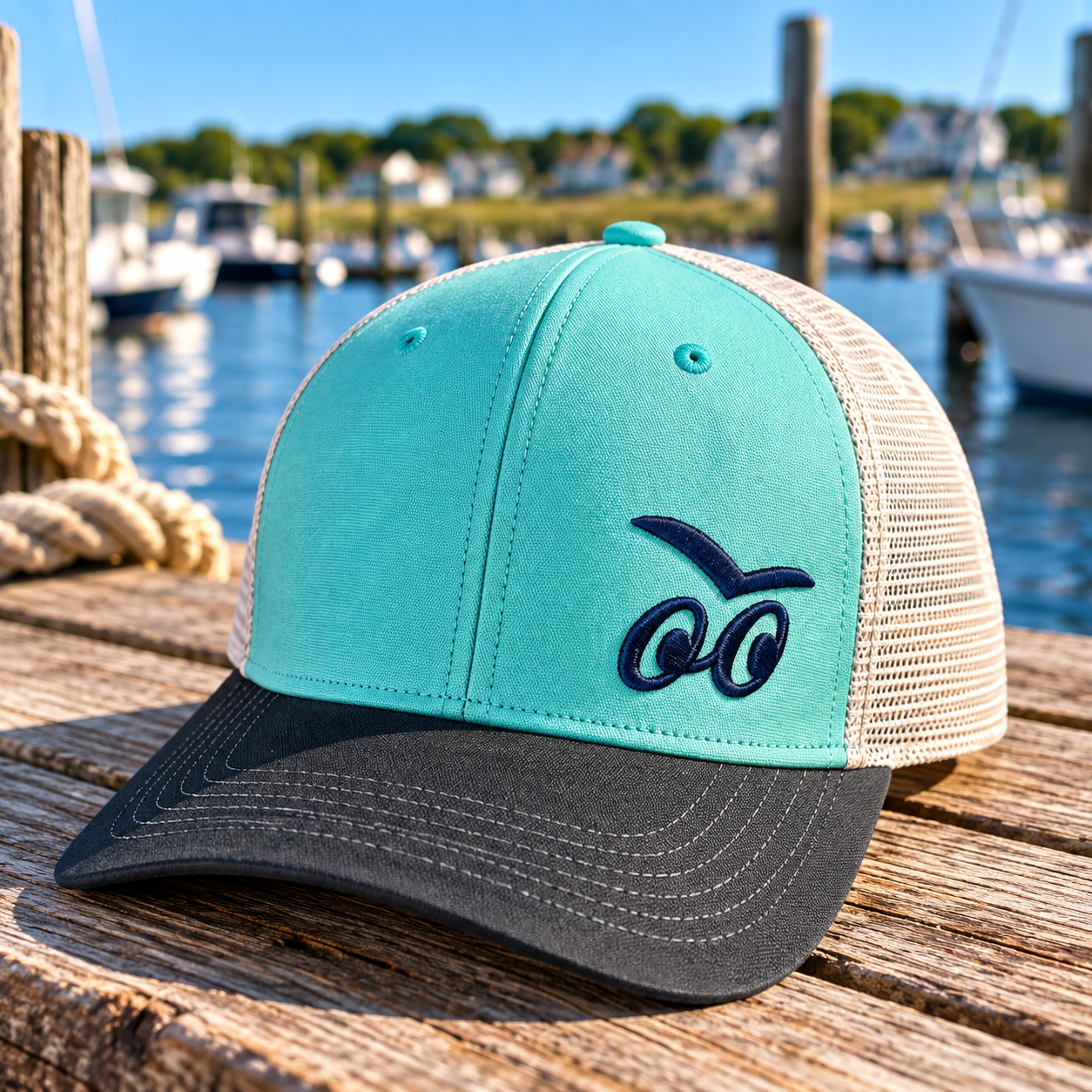 Googan Eyes Box Trucker Hat