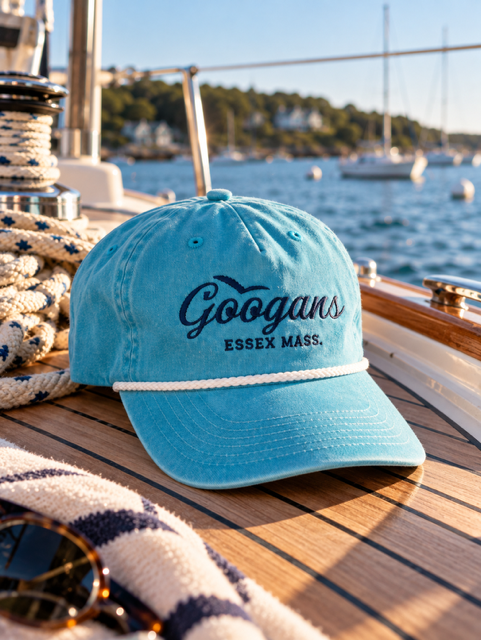 Teal Rope Googans Canvas Hat