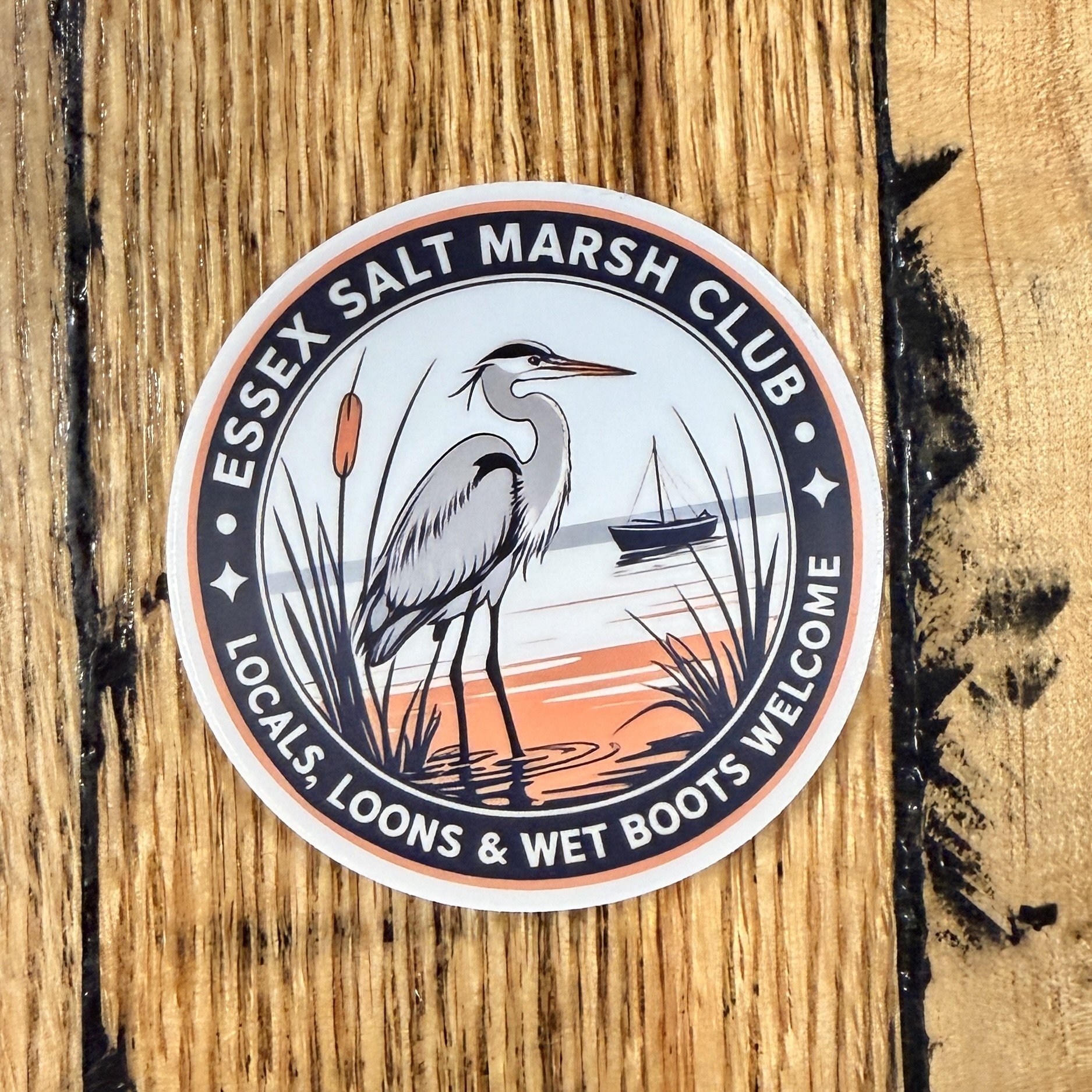 Salt Marsh Club Locals & Loons Sticker