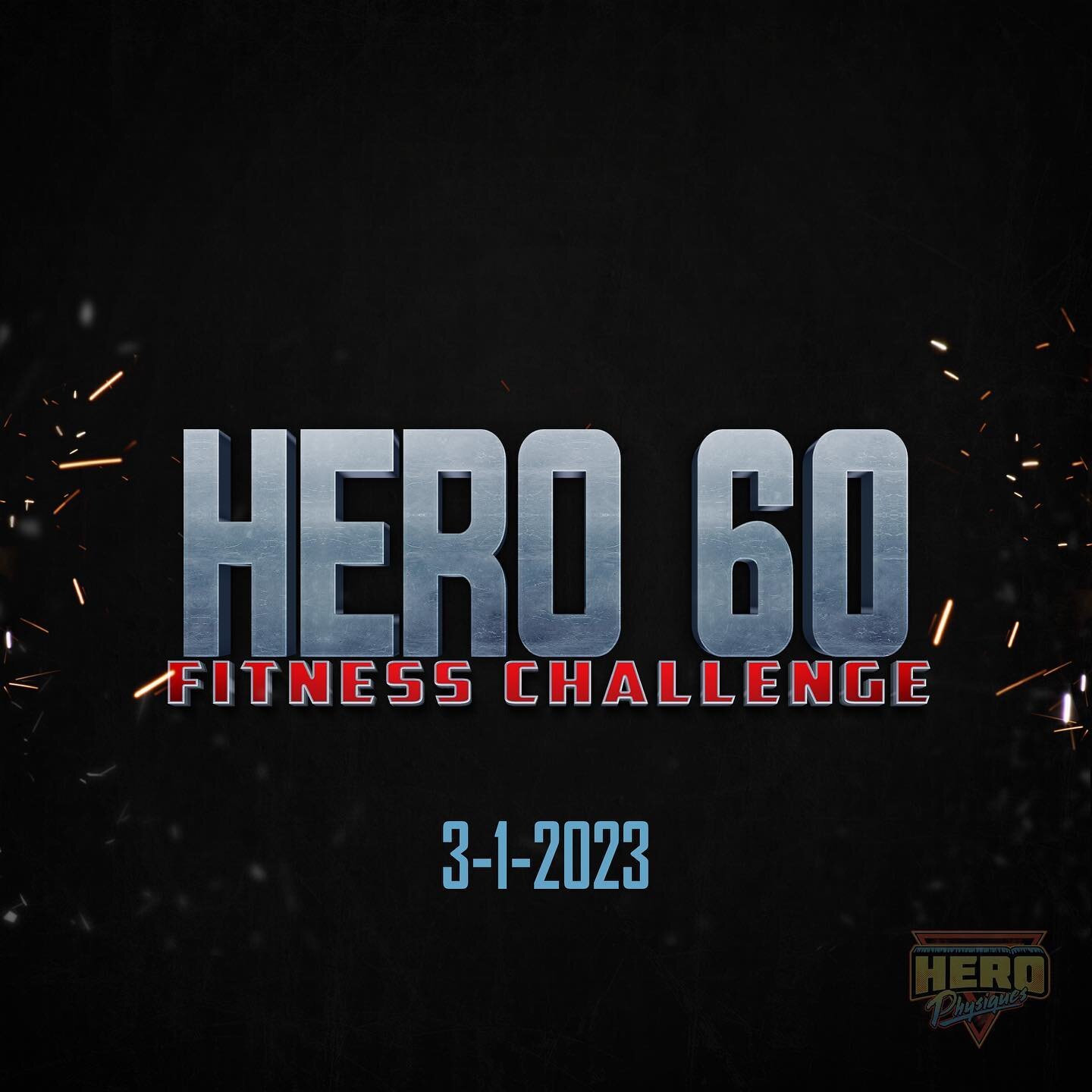 Many will start. Few will finish.
.
Stay tuned for more details
.
.
.
.
#Hero60 #FitnessChallenge #ATrueFitnessChallenge #BecomeYourOwnHero