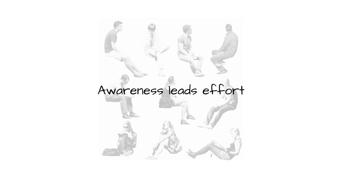 Why Awareness Should Lead the Effort