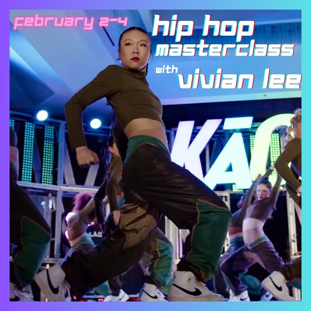 ||✨Hip Hop Masterclasses with Vivian Lee✨||

Please join us at the Premier Dance Arts of Los Alamitos for a weekend hip-hop intensive with Vivian Lee! @vivianleeofficial_ and special guest Kate Hudson @akhudso 

⚡️All our welcome; check out the sched