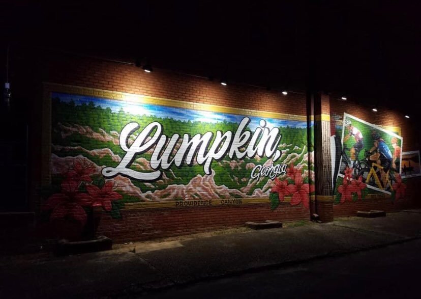 "Lumpkin, GA" mural by Christopher Johnson (2019)