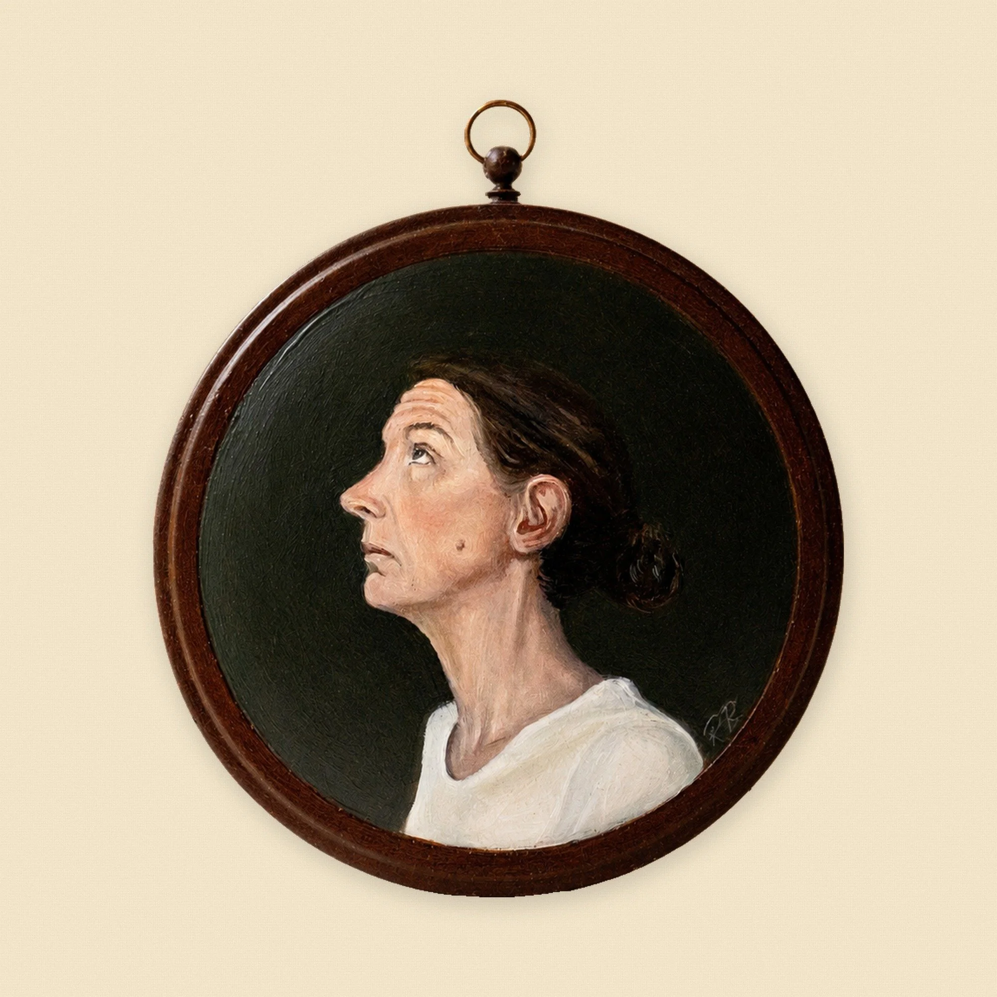 Self Portrait
Oil on cast resin
