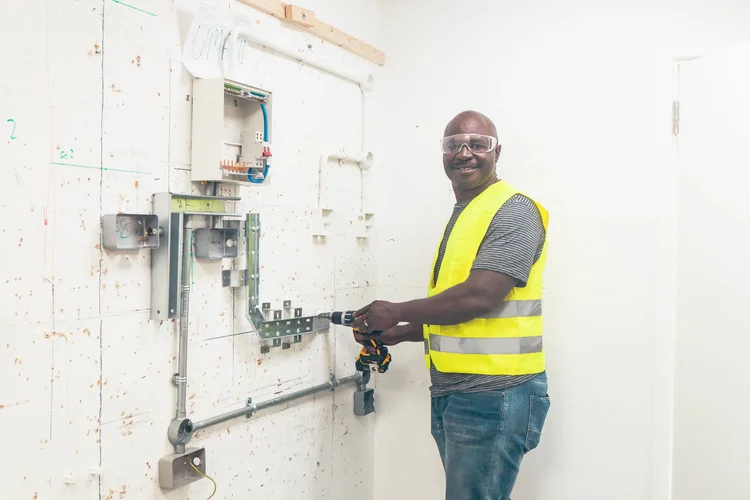 Adult learner at Optima training centre