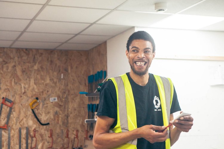 Optima Electrical Training — learner in a training centre
