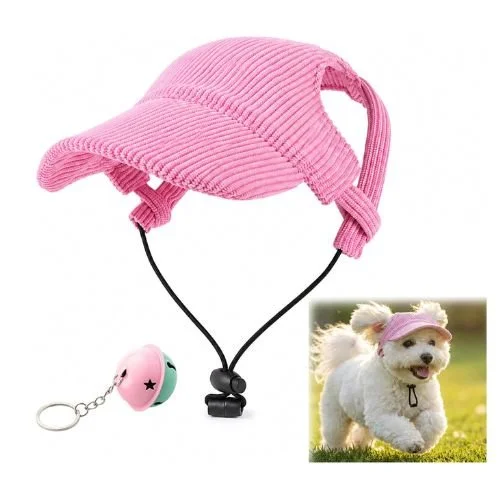 Pink dog cap