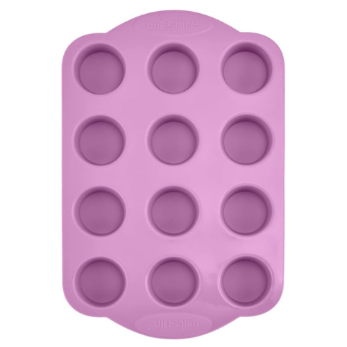 12 cup mini muffin silicone pan