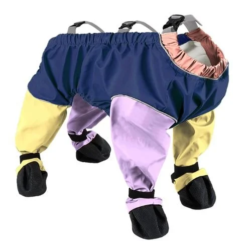 Waterproof pant with foot covers