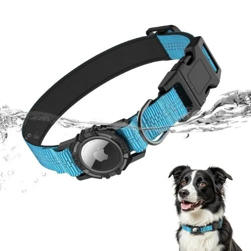 Waterproof AirTag dog collar