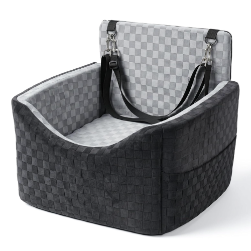 Memory foam dog car seat