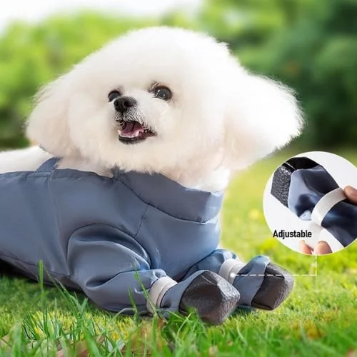 Waterproof pant with foot covers