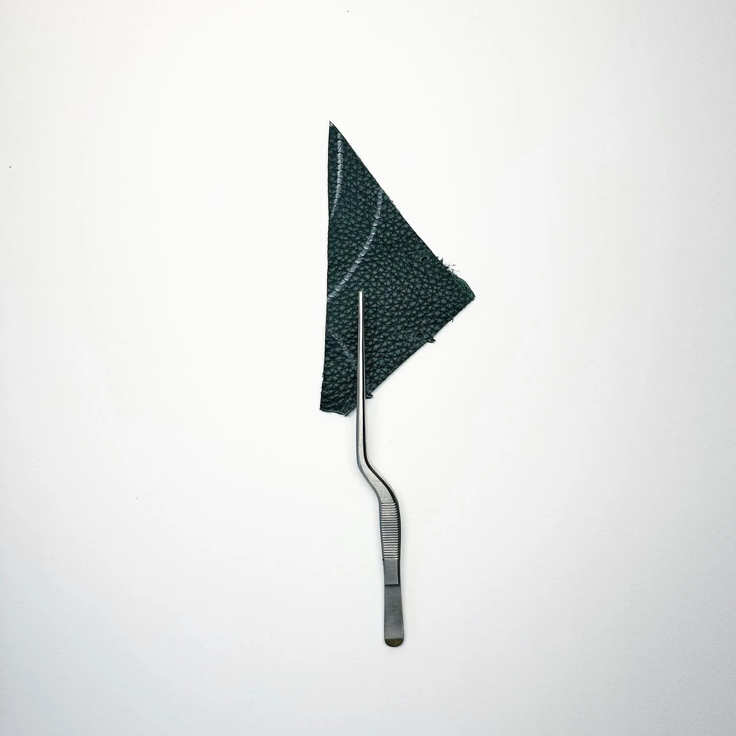 .
.
.

Date: November 2022
Material: Leather scrap, Double cranked planting tweezers
Scale: 74mm x 251mm

#leather #wip #tweezers #workinprogress #sensitive #subjectmatter #developingwork #leatherart #bodyofwork #artist #southwestbased #southwestarti