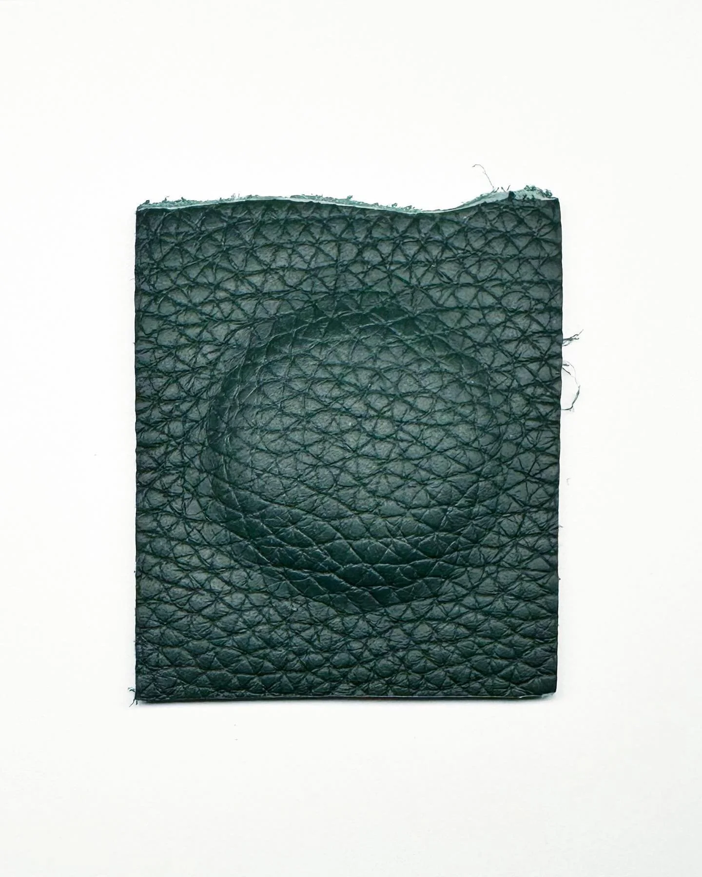 Leather and Memory 2
.
.
.

Reversed object 

Date: November 2022
Material: Leather swatch embossed 
Scale: 60mm x 70mm

#leather #leatherswatch #ring #wip #workinprogress #test #newwork #beginnings #artist #southwestartist #cornwall