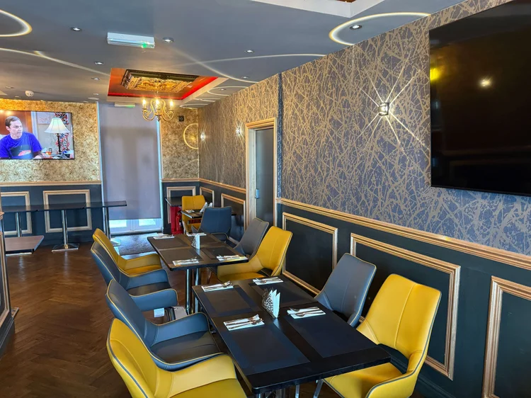 Goldmine bar interior seating area