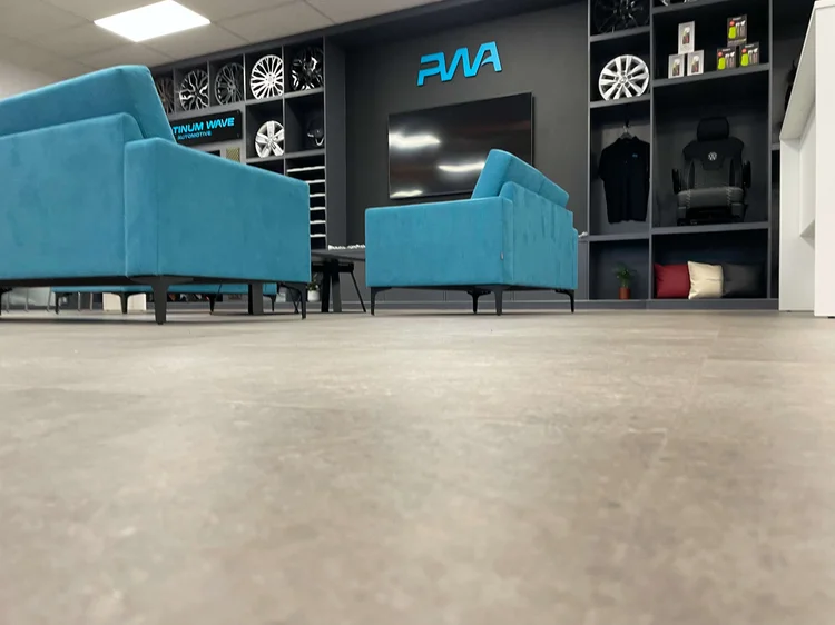 Platinum Wave Automotive showroom by Design Metric