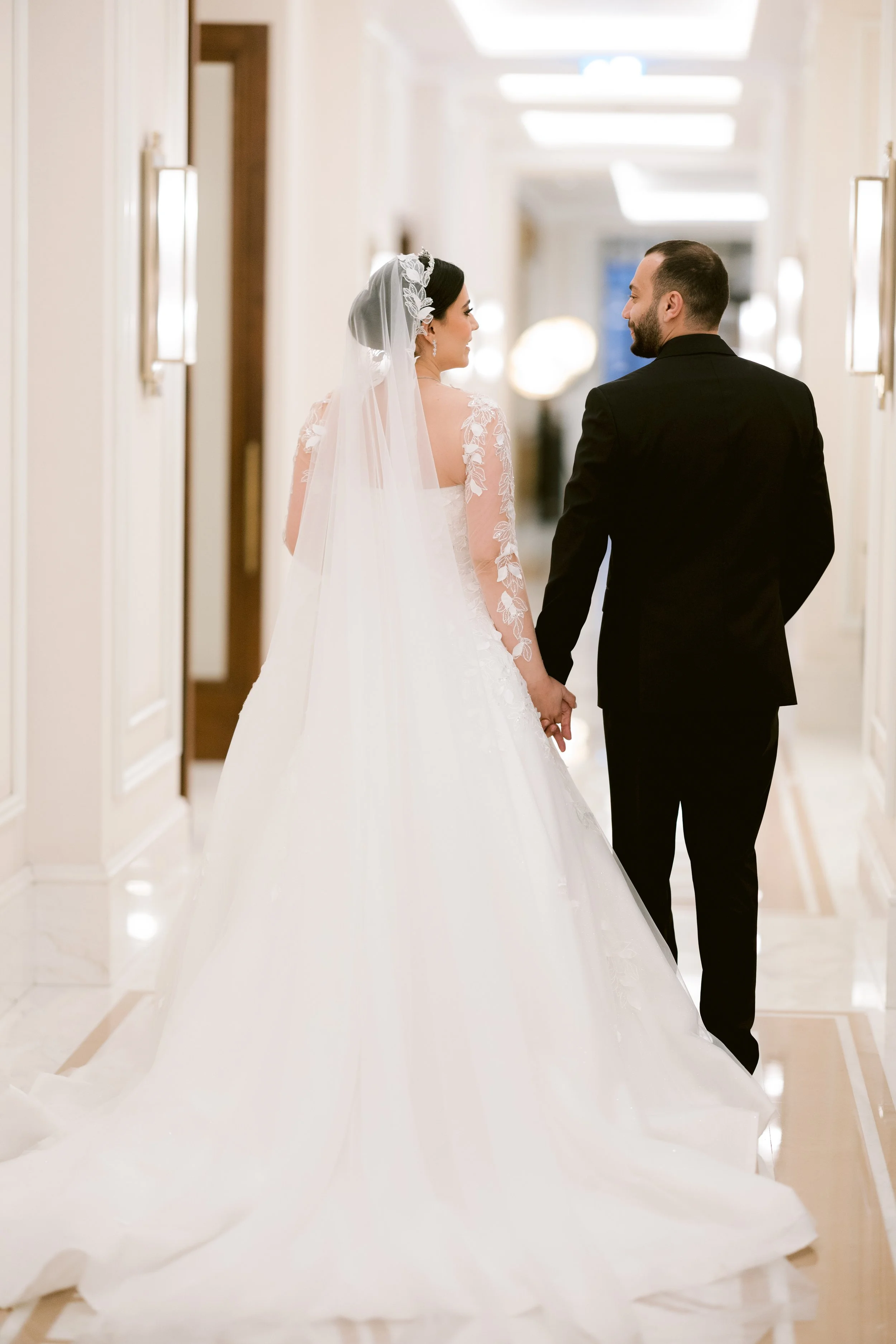 We know the storage of your wedding dress can be stressful, and so we offer a selected number of dresses for rental. 