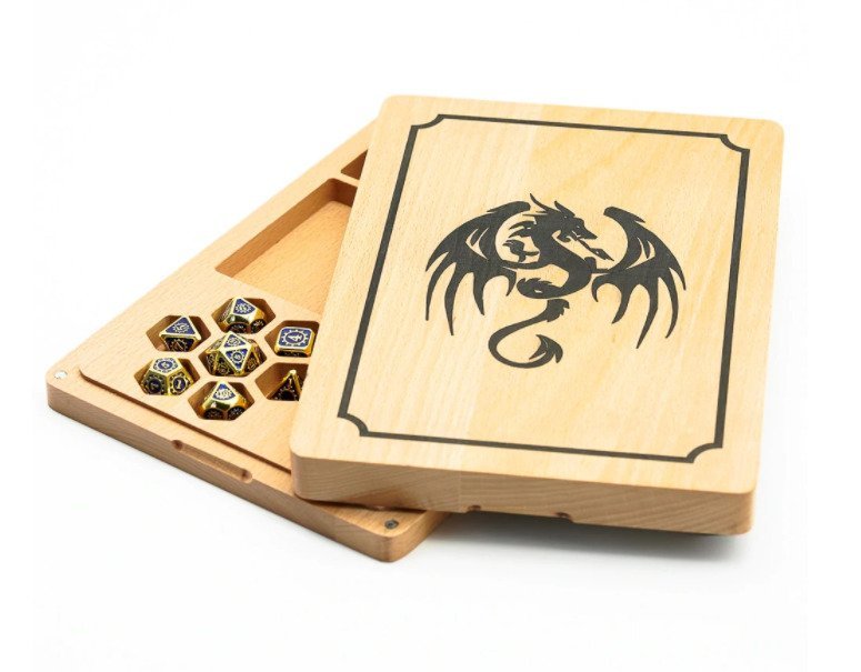 crits dragon locket dice tray &amp; case | crit academy