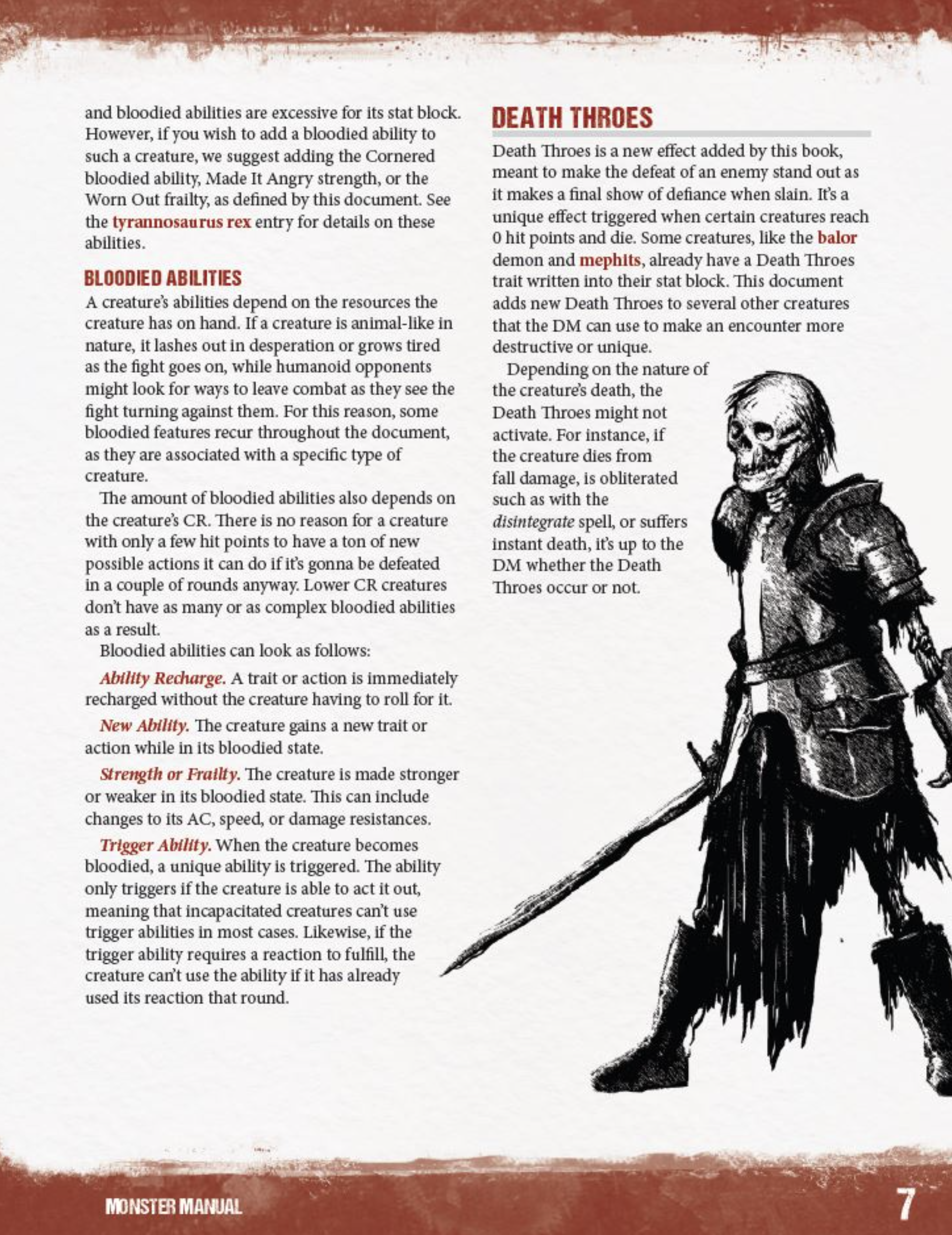 bloodied &amp; bruised monster manual | crit academy