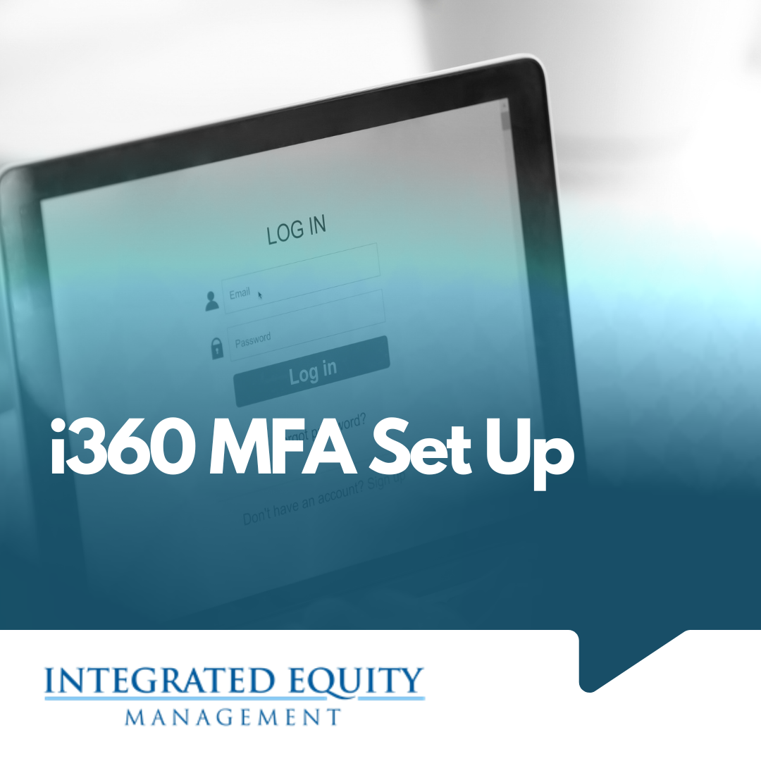 i360 MFA Set Up