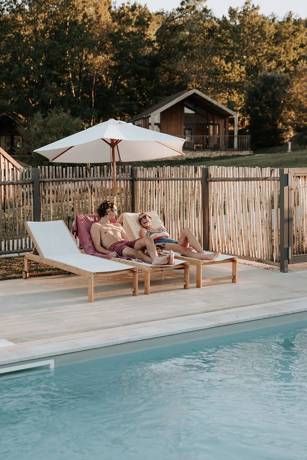 Piscine chauffée - Domaine Saint-Amand