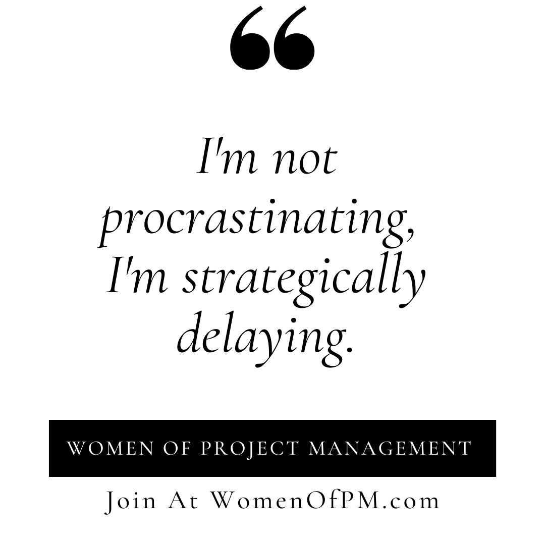 It's not what you say; it's how you say it 😂. We all have those days when we need a little extra time to process what we need to get done. Sometimes it's okay to take a break, recharge, and revisit it later! ​​​​​​​​​
#WomenofPM #WOPM #ProjectManage