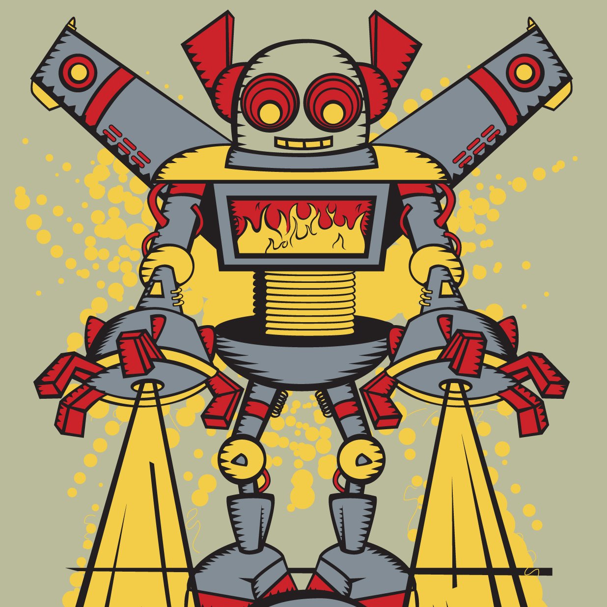 Robot and A.I. Illustrations and artwork by Chris Brock